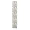 Gray Botanical Pattern Cotton Twill Table Runner